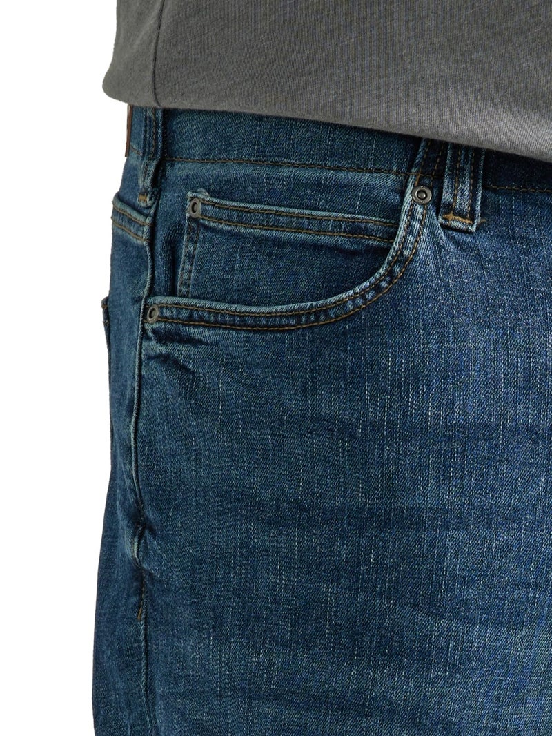 Lee Men's Big & Tall Extreme Motion Straight Taper Jean Maddox 48W x 32L - Image 2